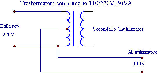 Come adattare la tensione di rete - How to adapt the power voltage